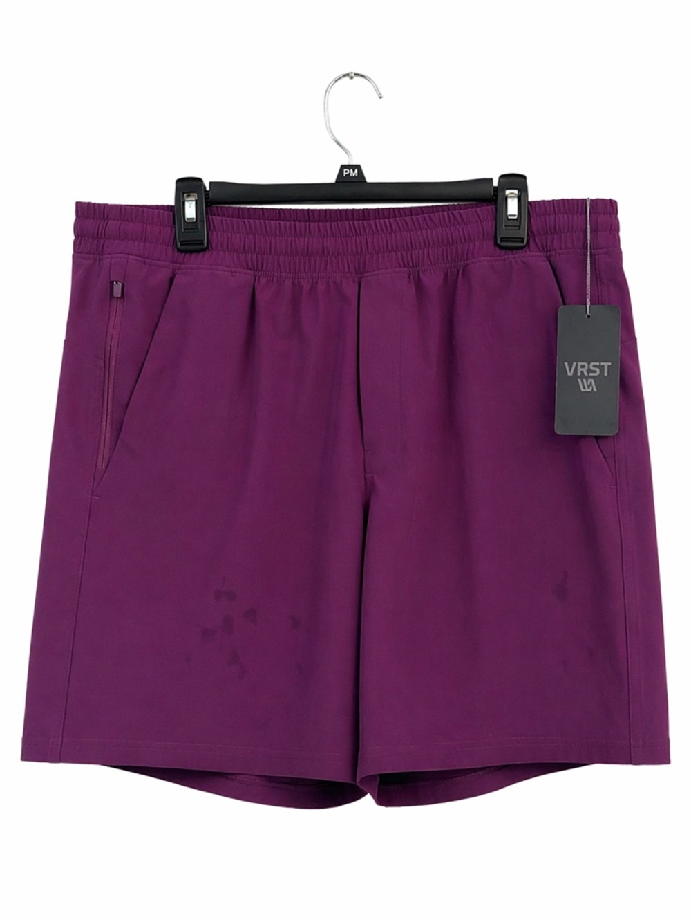 VRST Entice All Day Shorts Men’s Large 7” Dark Plum Athletic NWT